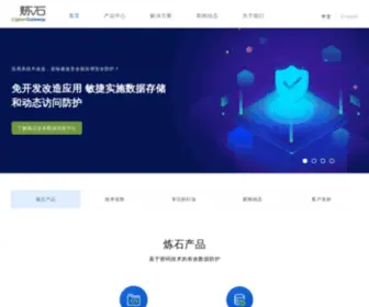 Ciphergateway.com(炼石网络) Screenshot