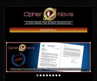 Ciphernova.com(Official Home) Screenshot