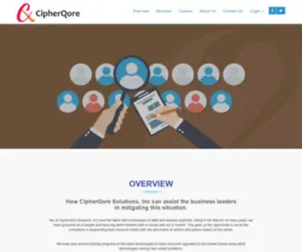 CipherqOre.com(CipherQore Solutions) Screenshot