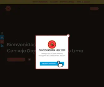 Ciplima.org.pe(Redireccionando al Consejo Dptal) Screenshot