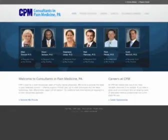 Cipm.com(Consultants in Pain Medicine) Screenshot