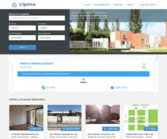 Cipma.cl(Publica propiedades gratis) Screenshot
