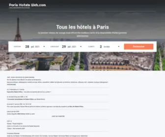 Cipmarseille.com(Tous les hôtels à Paris) Screenshot