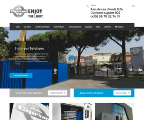 Ciprianienergy.com(Cipriani Energy) Screenshot