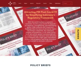 Cips-Indonesia.org(Center for Indonesian Policy Studies (CIPS)) Screenshot