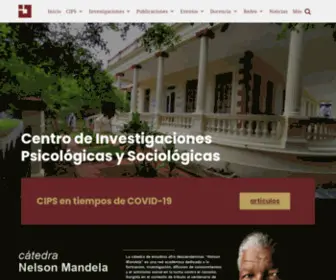 Cips.cu(Centro de Investigaciones Psicológicas y Sociológicas) Screenshot