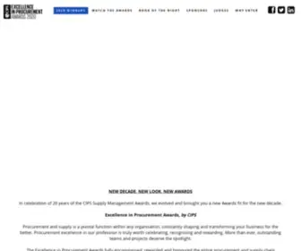 Cipssmawards.com(The Leading Global Procurement Awards) Screenshot