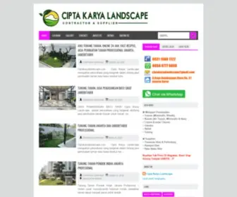 Ciptakaryalandscape.com(Cipta Karya Landscape) Screenshot