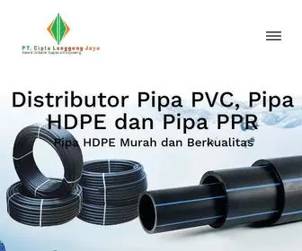 Ciptalanggengjaya.com(Distributor Pipa HDPE Surabaya) Screenshot