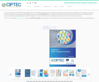 Ciptec.eu(Horizon 2020 project) Screenshot