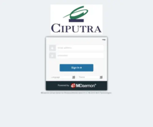 Ciputra.co.id(Web hosting provider) Screenshot