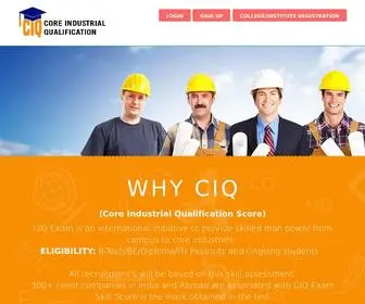 CiqExam.com(Core Industrial Qualification Exam for Freshers) Screenshot