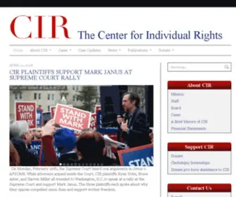 Cir-Usa.org(Center for Individual Rights) Screenshot