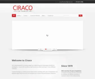 Ciracoframers.com(Ciraco Custom Framers INC) Screenshot