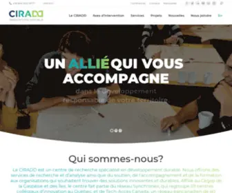 Ciradd.ca(Accueil) Screenshot