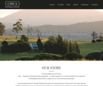 Circaheritageandlifestyle.com.au(Circa Heritage and Lifestyle Property Specialists) Screenshot