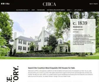 Circaoldhouses.com(Old Houses For Sale and Historic Real Estate Listings) Screenshot