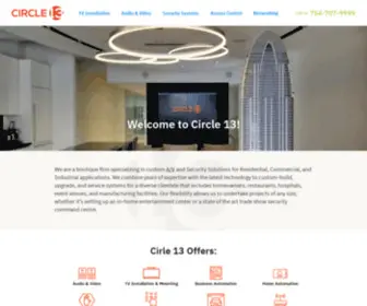 Circle13INC.com(TV installation) Screenshot