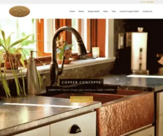 Circlecitycopperworks.com(Custom Hand Crafted Copper and Zinc Products) Screenshot