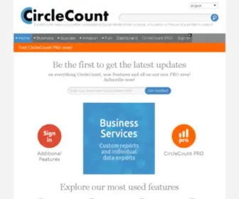 Circlecount.com(Google) Screenshot