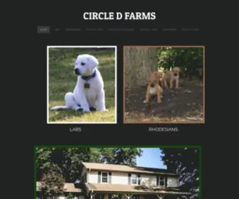Circledfarmkennels.com(CIRCLE D FARMS) Screenshot