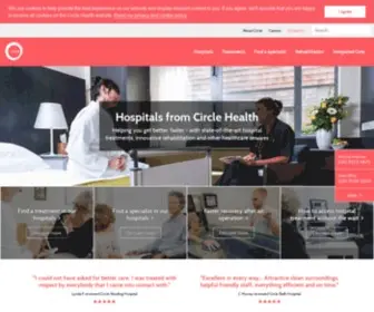 Circlehealth.co.uk(Circle Health) Screenshot