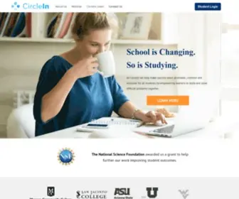Circleinapp.com(The virtual student community) Screenshot