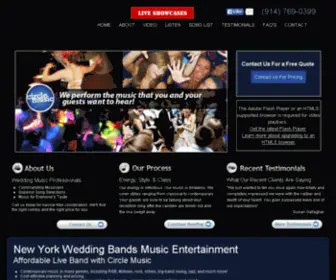 Circlemusic.com(Live music for weddings and corporate events) Screenshot