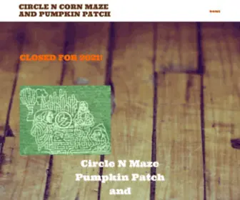 Circlencornmaze.com(Circle N Corn Maze and Pumpkin Patch) Screenshot