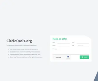 Circleoasis.org Screenshot