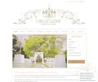 Circleofloveweddings.com.au(Outdoor Weddings Ceremony Setups & Decor) Screenshot