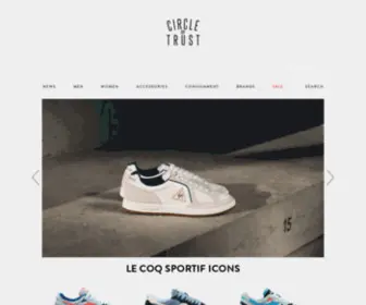 Circleoftrustshop.com(Circle of Trust I THE Destination for Sneakers & Streetwear) Screenshot