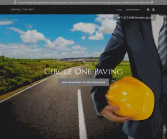 Circleonepaving.com(Mississauga/Brampton/Oakville/ and surrounding area. Circle One Paving) Screenshot