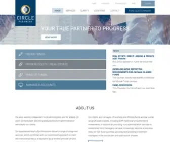 Circlepartners.com(Clients value our practical approach to fund administration) Screenshot