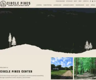 Circlepinescenter.org(Peace, Social Justice, Environmental Stewardship, and Cooperation) Screenshot