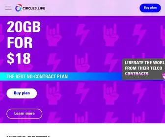 Circles.life(Get the real deal with . Start with 20GB/mo data plan or go for more with 100GB) Screenshot