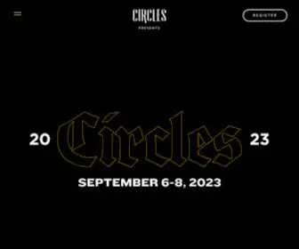 Circlesconference.com(Circles Conference 2024) Screenshot