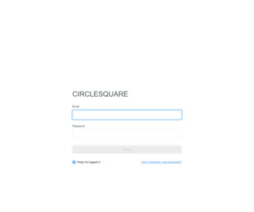 Circlesquare.biz(Log In) Screenshot