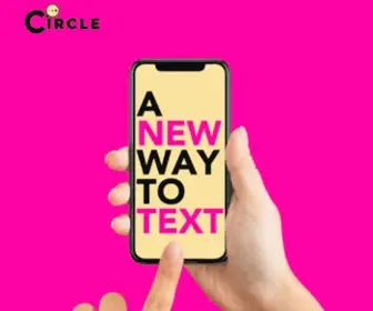 CircletXT.com(A new way to text) Screenshot