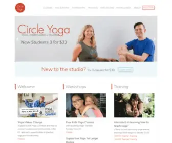 Circleyoga.com(Circle Yoga Cooperative) Screenshot