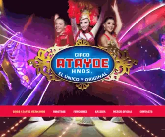 Circoatayde.com(Circo Atayde Hermanos) Screenshot