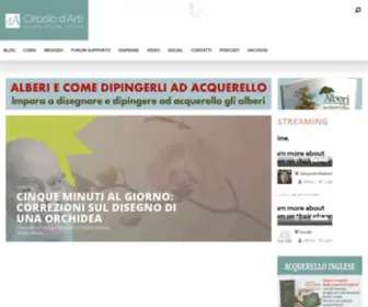 Circolodarti.com(Circolo d'Arti) Screenshot