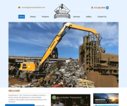 Circostametals.com(Circosta Iron & Metal Company) Screenshot