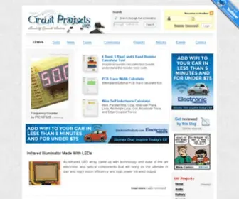 Circuit-Projects.com(DIY Electronics Projects & Circuit Diagrams) Screenshot