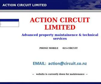 Circuit.co.nz(ACTION CIRCUIT LIMITED) Screenshot