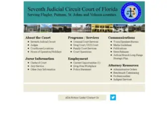Circuit7.org(Seventh Judicial Circuit Court of Florida) Screenshot