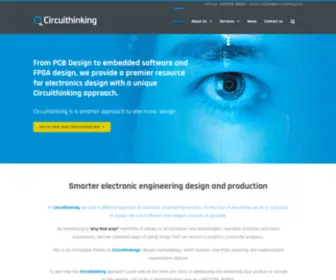 Circuithinking.com(Electronic engineering services from Circuithinking for more streamlind and efficient design) Screenshot