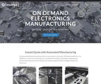 Circuithub.com(Rapid Electronics Manufacturing. Instant Live Quote) Screenshot