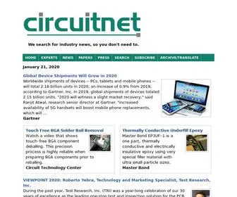 Circuitnet.com(Electronics Manufacturing and Electronics Assembly News) Screenshot