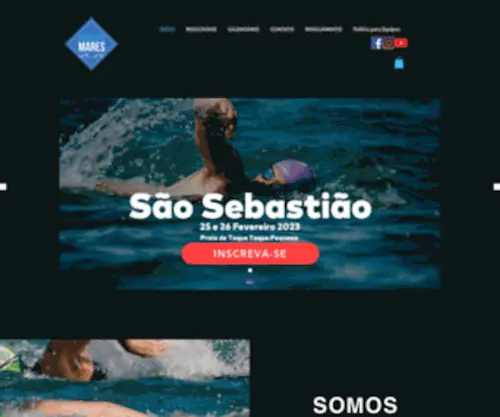 Circuitomares.com.br(Maratonas Aquaticas) Screenshot